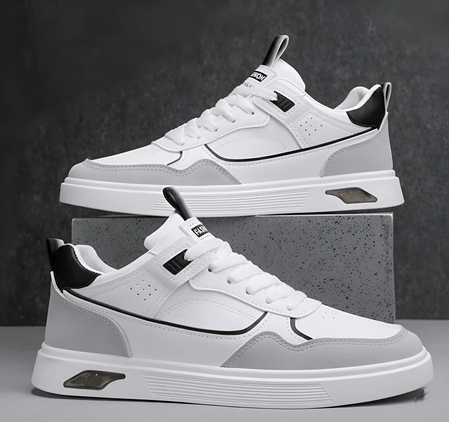 Echor ESMGOD, White Gym Shoes for Men Sneakers For Men (White , 8)