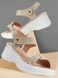 Deals4you Women Heels Sandal (Beige , 5)